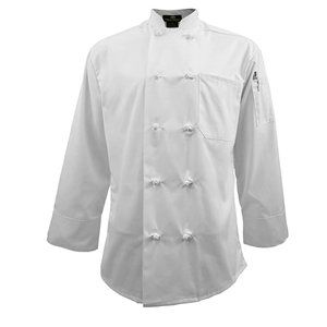 Chef Apparel Knot Button Chef Coat